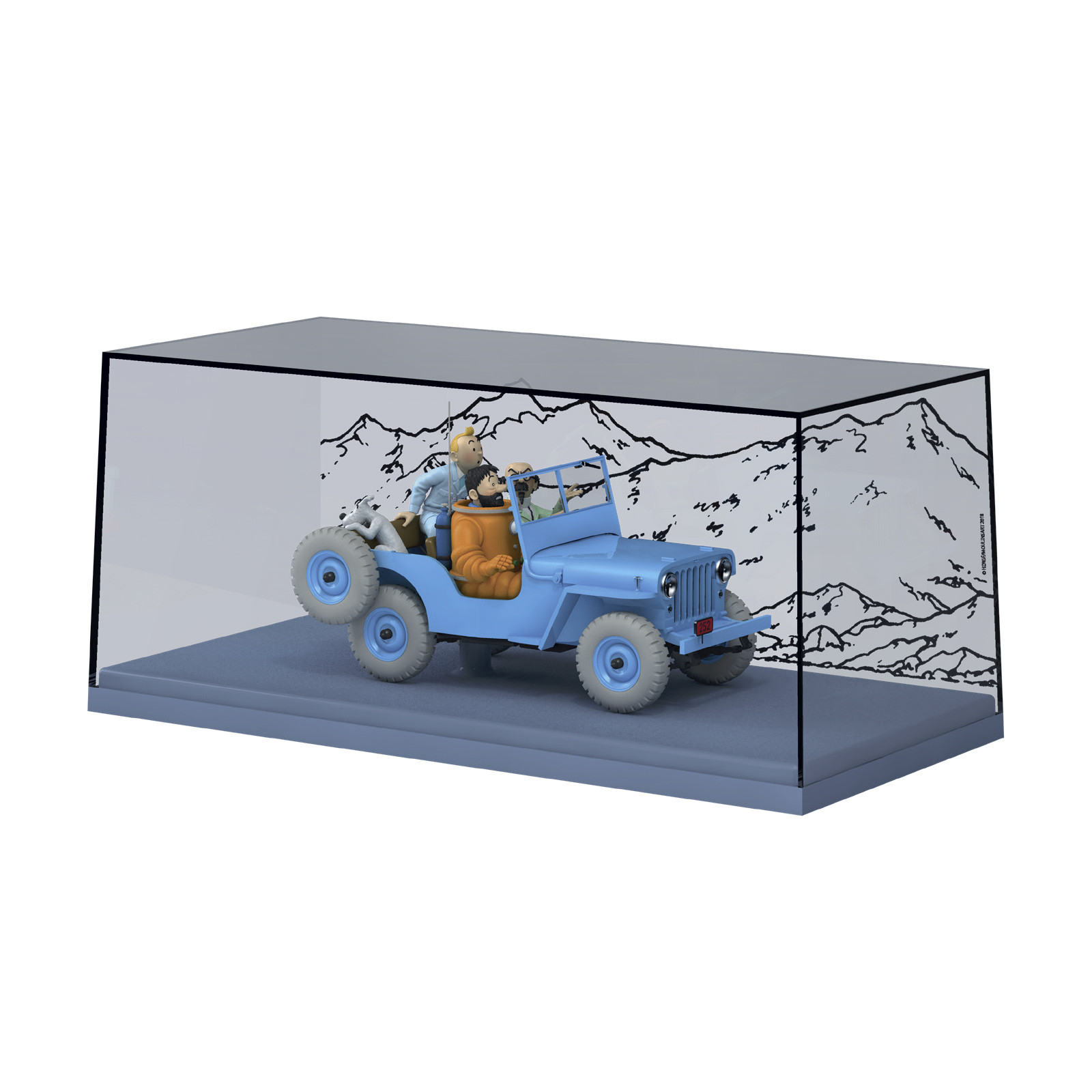 Hachette : Construisez la Jeep d'Objectif Lune de Tintin au 1/8 - PDLV